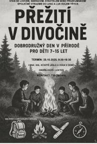≈ 25. 10. 2025 - Přežití v divočině 1